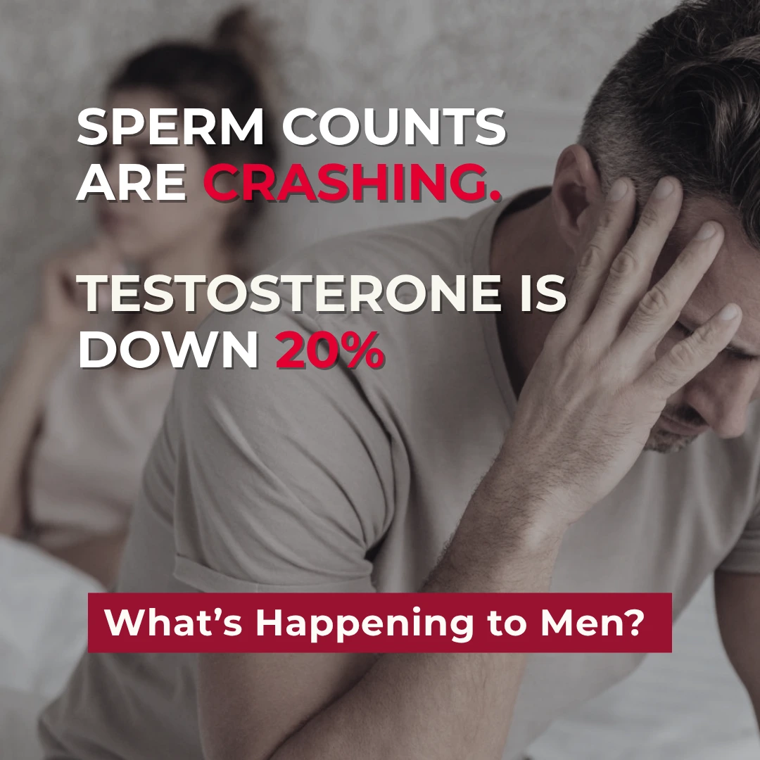 Sperm Counts Are Crashing. Testosterone Is Down 20%. What’s Happening to Men?
